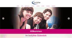Desktop Screenshot of body-line.de