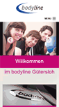 Mobile Screenshot of body-line.de